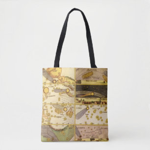 Tote Bag Constellations Vintage, Astronomie Antique & Étoil