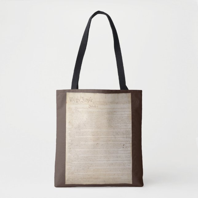 Tote Bag Constitution des États-Unis, Nous le peuple (Devant)