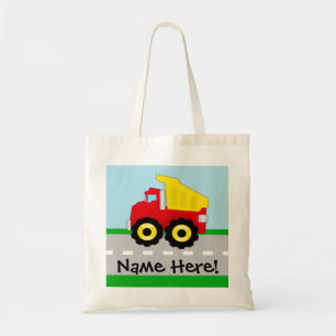 Tote Bag Construction Dumptruck de garçons d'enfants