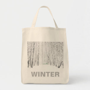 Tote Bag Conte de Noël blanc
