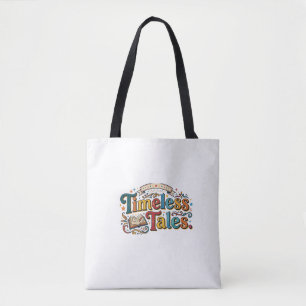Tote Bag Contes Intemporels – Illustration de Livre Ancien 