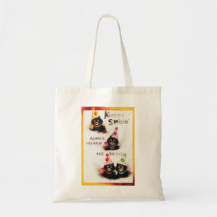 Tote Bag Continuez sur Smilin, Chat noir, Louis Wain
