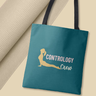 Tote Bag Contrologie Crew Pilates Yoga Fitness Pose