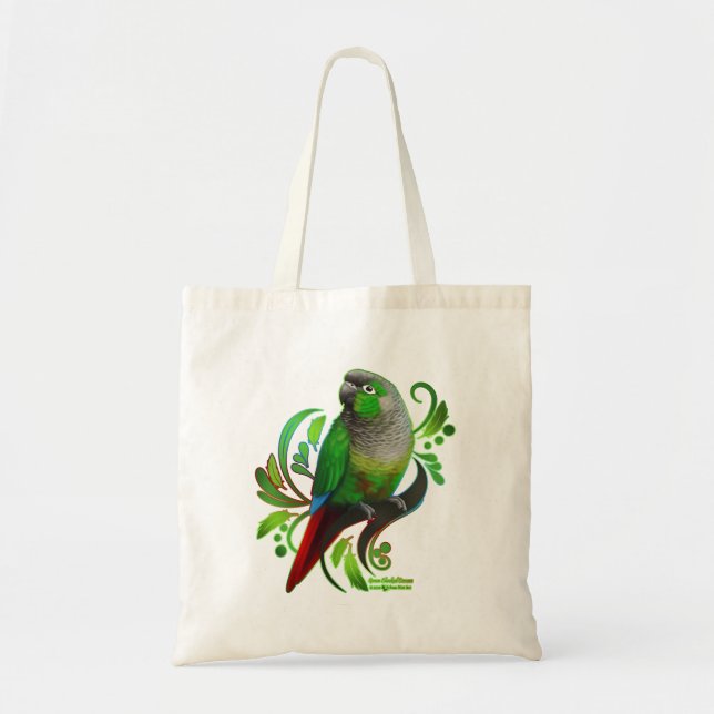 Tote Bag Conure à joues vertes (Devant)