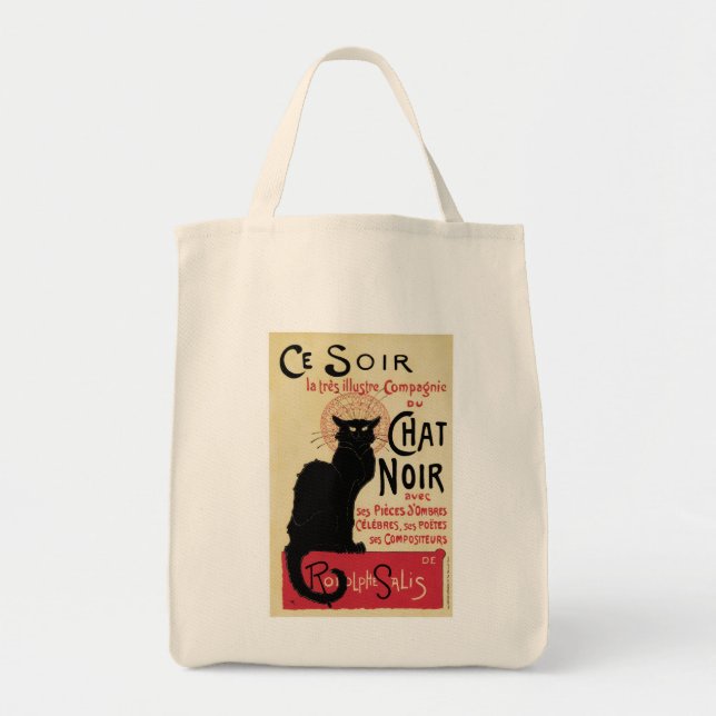 Tote Bag Conversation Noir (Devant)