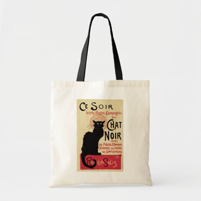 Tote Bag Conversation Noir (Devant)
