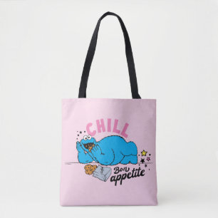 Tote Bag Cookie Monster   Bon appétit Chill