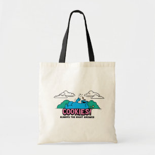 Tote Bag Cookie Monster   Les cookies sont toujours la bonn