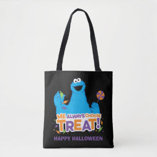 Tote Bag Cookie Monster - Me Toujours Choisir La Menace