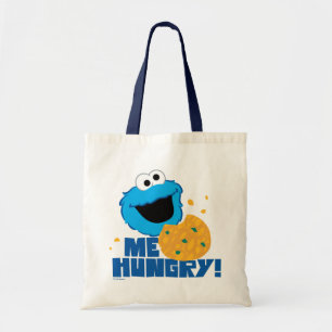 Tote Bag Cookie Monster   Moi qui ai faim !