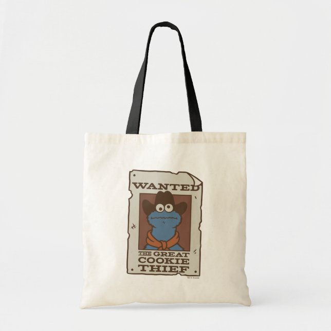 Tote Bag Cookie Monster | Poster Recherché (Devant)