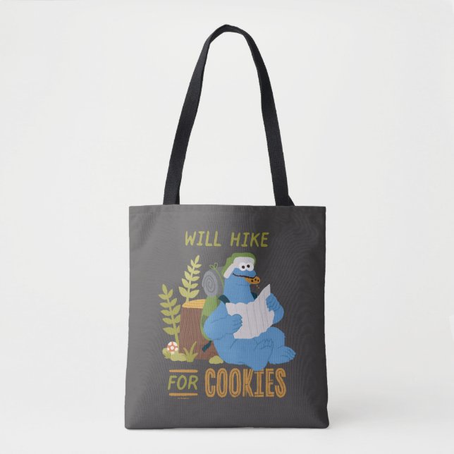 Tote Bag Cookie Monster | Randonnée Pour Les Cookies (Devant)