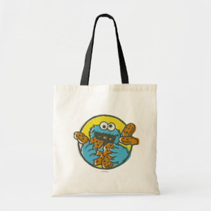 Tote Bag Cookie Monster Retro