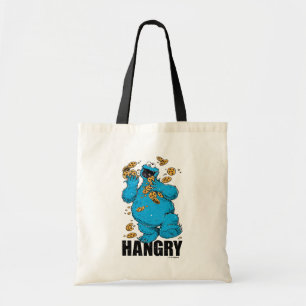 Tote Bag Cookie Monster Rétro Affamé