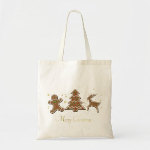 Tote Bag Cookies en pain d'épice - Fourre-tout Budget