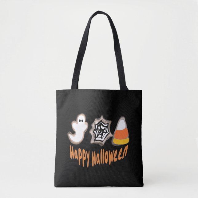 Tote Bag Cookies Halloween Pâtissier Cuisson Bonbons  (Devant)