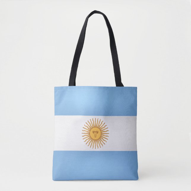 Tote Bag Cool Argentine Drapeau mode (Devant)