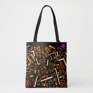 Tote Bag Cool Black Gold Super