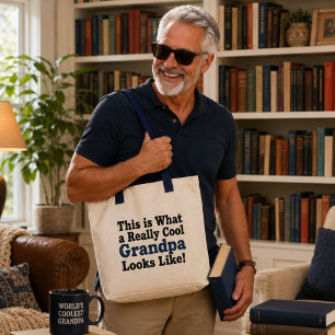 Tote Bag Cool Grandpa