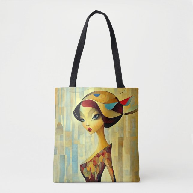 Tote Bag Cool moderne original unique tendance Imaginaire f (Devant)
