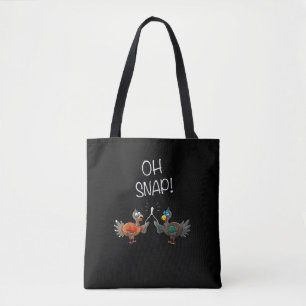 Tote Bag Cool Oh Snap ! _ Drôle Turquie avec Wishbone Thank
