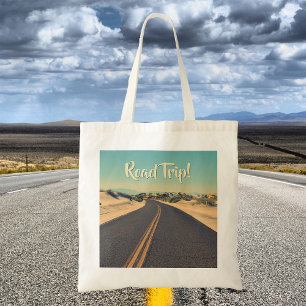 Tote Bag Cool Retro Journée Voyage Large Route Vintage