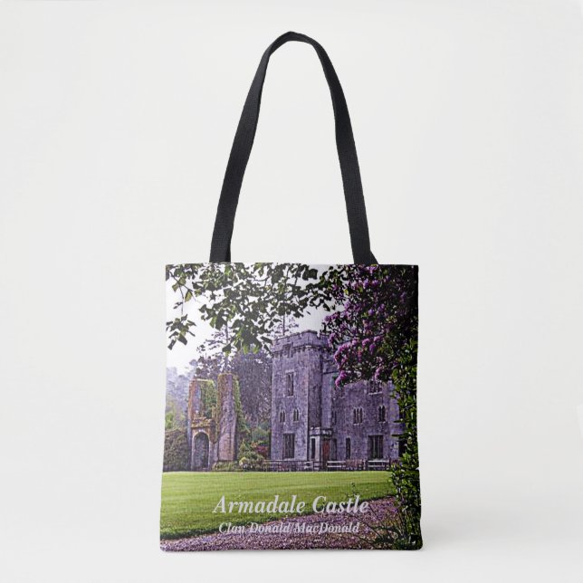 Tote Bag Cool Scots Armadale Castle - Clan Donald/MacDonald (Devant)