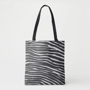 Tote Bag Cool Zebra Print