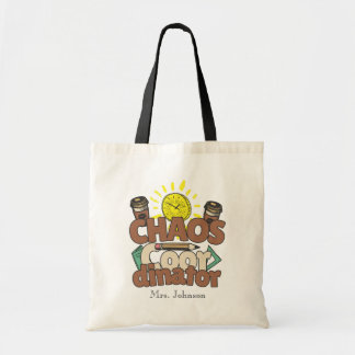 Tote Bag Coordinateur Chaos Nom de l'enseignant personnalis