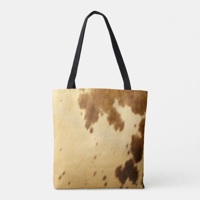 Tote Bag Copie occidentale de fourrure de peau de vache de (Dos)