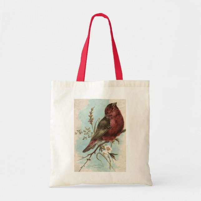 Tote Bag Copie vintage d'oiseau (Devant)