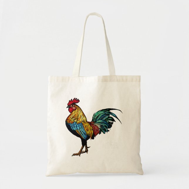 Tote Bag coq hawaii aloha hawaiian 157 (Devant)