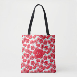 Tote Bag Coquelicots l'essentiel pour la rentrée des dortoi