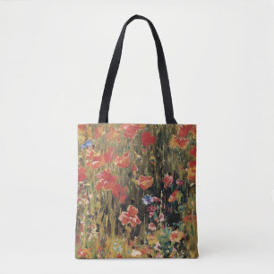 Tote Bag Coquelicots par Robert Vonnoh, Impressionnisme Vin