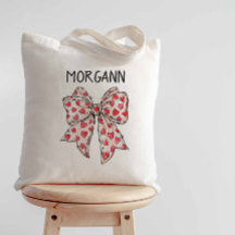 Coquette Bow Red Hearts