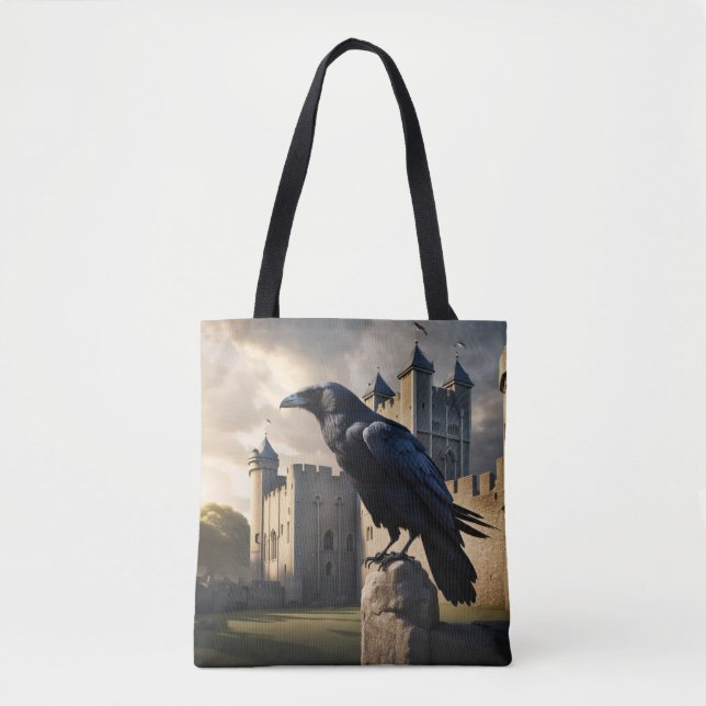 Tote Bag Corbeau (Devant)
