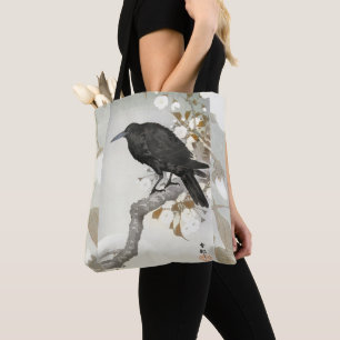 Tote Bag Corbeau Raven Koson Oiseau japonais