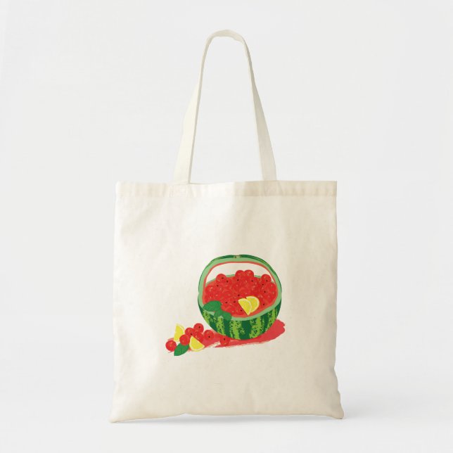 Tote Bag corbeille de pastèque (Devant)
