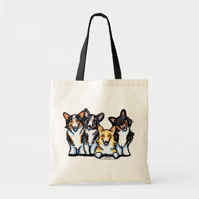 Tote Bag Corgi Clan (Devant)