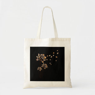 Tote Bag Corgi Flower Fly Dandelion Cute Amoureux des chien