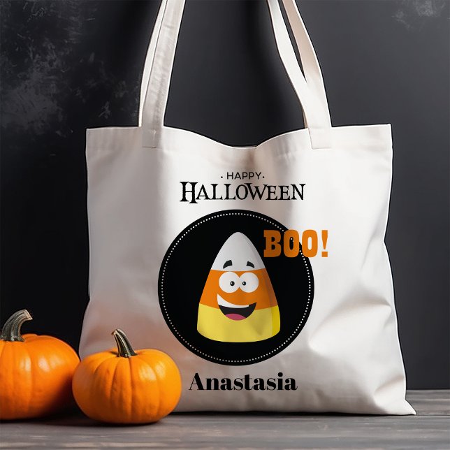 Tote Bag Corn de bonbons Halloween personnalisé (Créateur téléchargé)