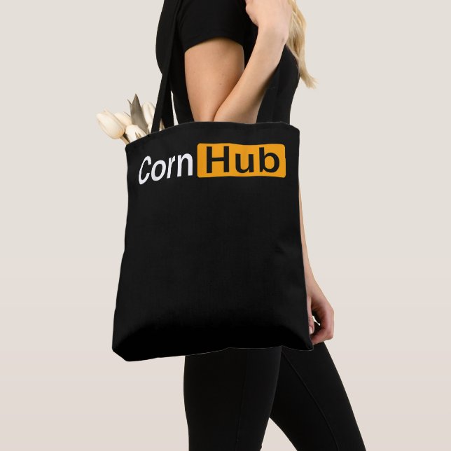 Tote Bag Cornhub Cornhole Cornholer (De près)