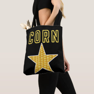 Tote Bag Cornstar Corn Star Funny Corn Hole Cornhole Équipe