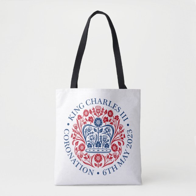 Tote Bag Coronation du roi Charles III (Devant)