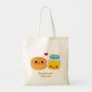 Tote Bag Correspondance parfaite Kawaii crêpe sirop de marb