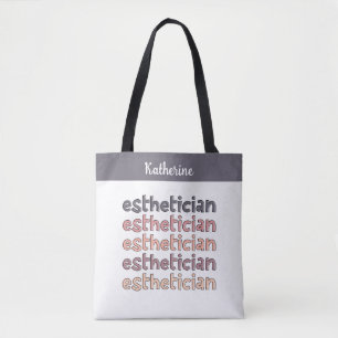 Tote Bag Cosmetologue Esthéticien Personnalisé Beautician