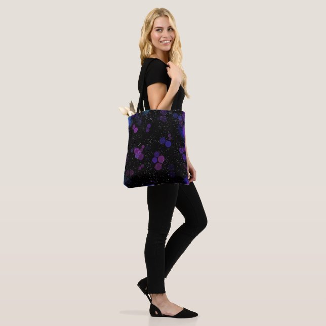 Tote Bag Cosmic Bubble Flow (Sur le modèle)