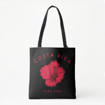 Costa Rica Red Hibiscus Beach Fourre-tout