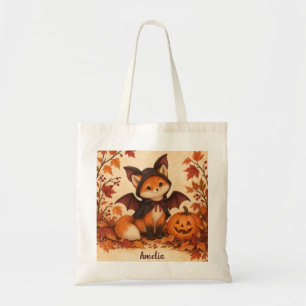 Tote Bag Costume de Chauve-Souris Renard Personnalisé