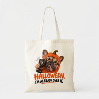 Tote Bag Costume d'Halloween drôle de Bouledogue Français g